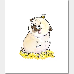 Dandy Pug Posters and Art